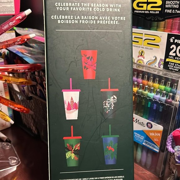 Starbucks 5 cold cups Holiday Set 2021 - BRAND NEW - Picture 3 of 5